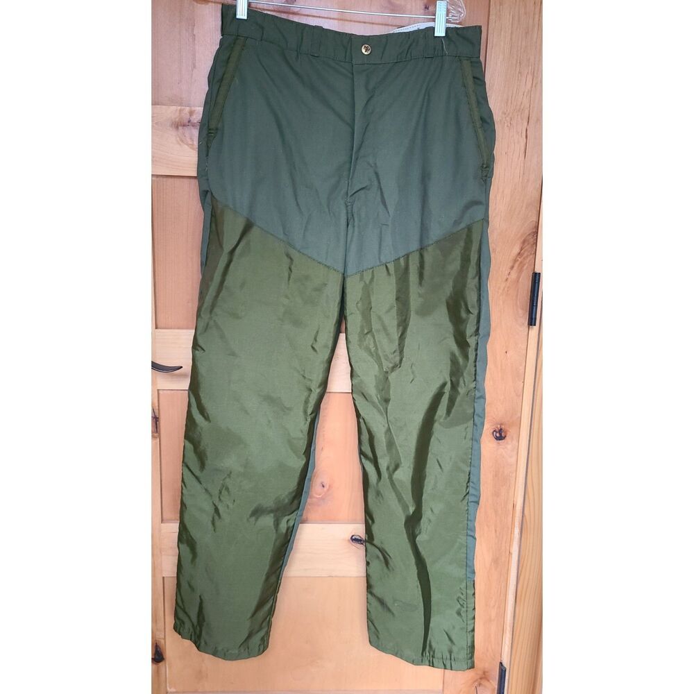 Vintage Black Sheep 36X30 Green Hunting Pants‎ Double Front Brush Field Canvas